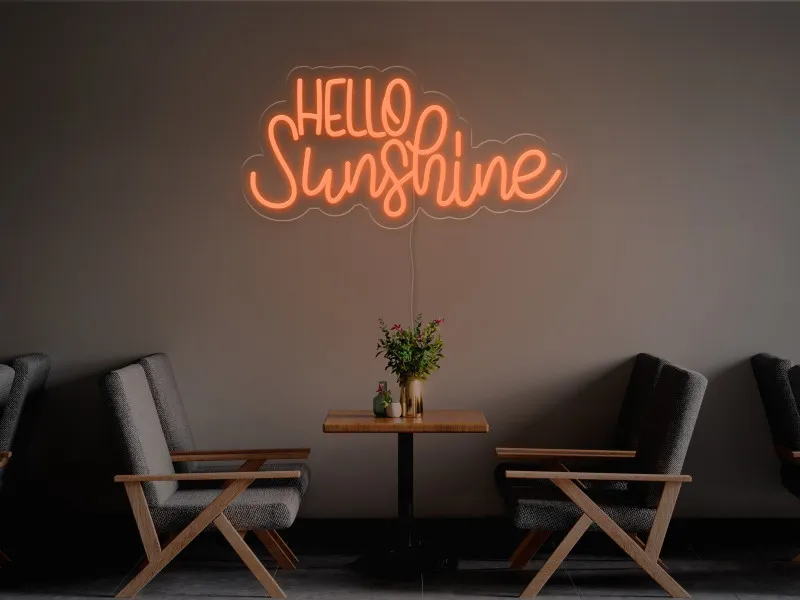 Hello Sunshine-Semn Luminos Led Neon