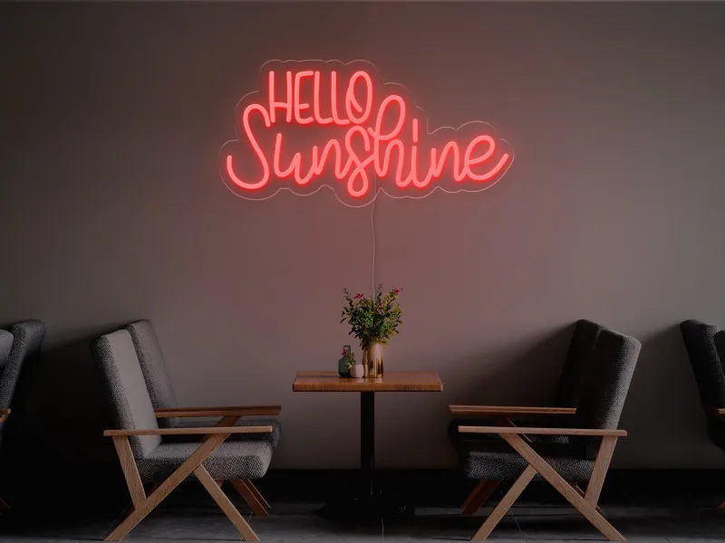 Hello Sunshine-Semn Luminos Led Neon