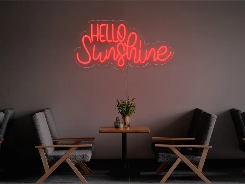 Hello Sunshine-Semn Luminos Led Neon
