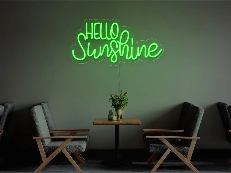Hello Sunshine-Semn Luminos Led Neon