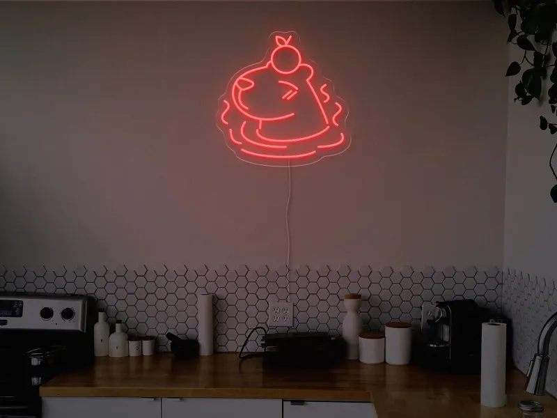 Capybara-Semn Luminos Led Neon