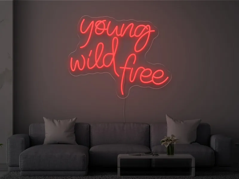 Young Wild Free-Semn Luminos Led Neon