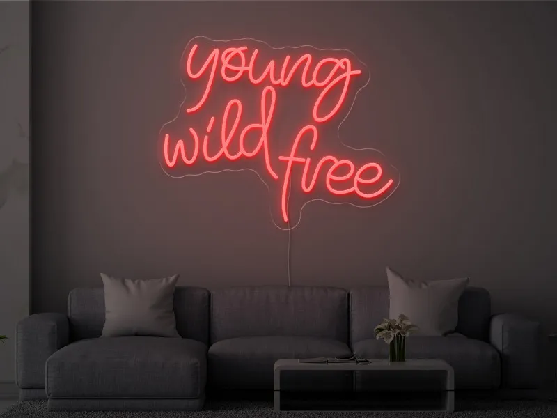 Young Wild Free-Semn Luminos Led Neon