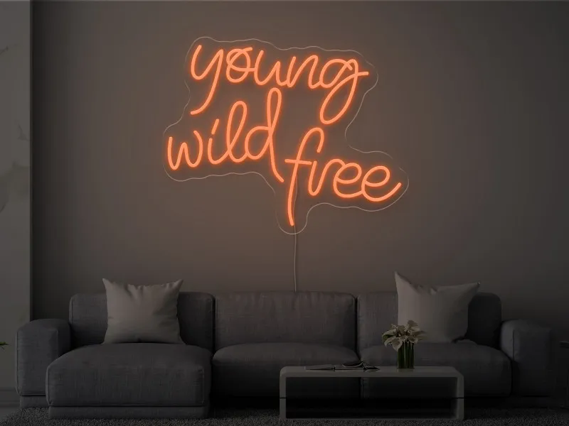 Young Wild Free-Semn Luminos Led Neon