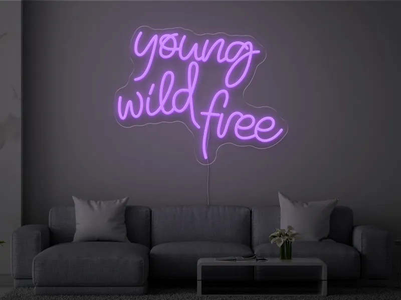 Young Wild Free-Semn Luminos Led Neon