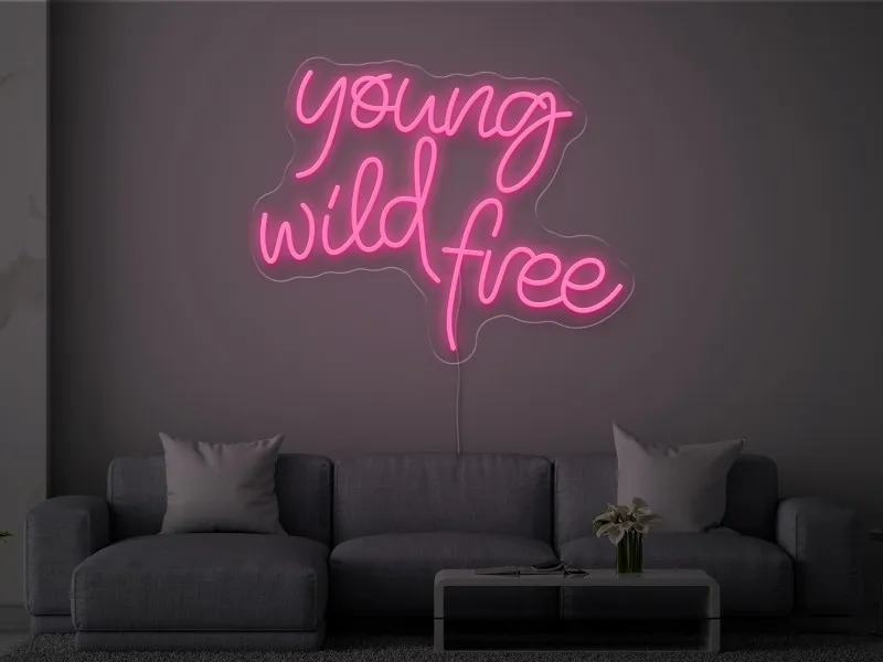Young Wild Free-Semn Luminos Led Neon