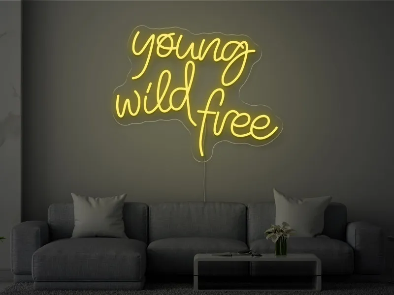 Young Wild Free-Semn Luminos Led Neon