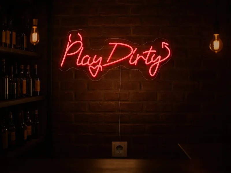 Play Dirty-Semn Luminos Led Neon