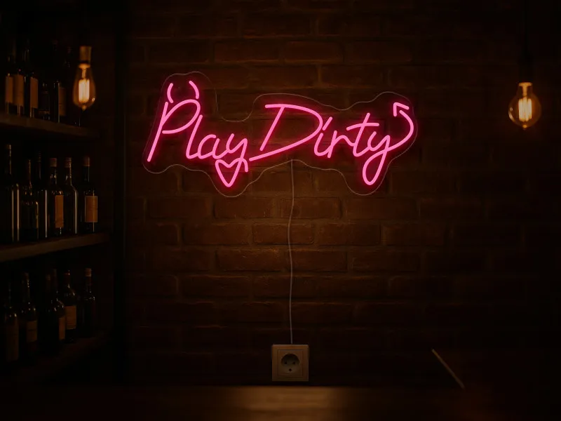 Play Dirty-Semn Luminos Led Neon