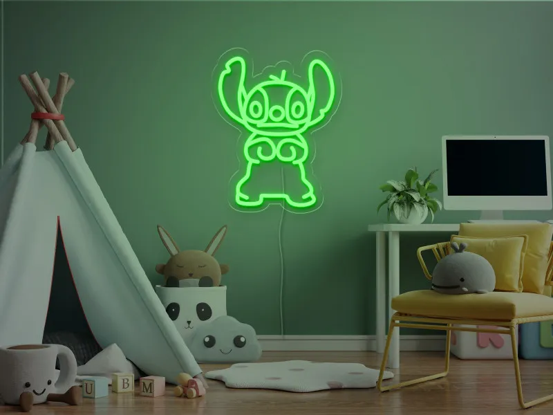 Stitch- Semn Luminos Led Neon