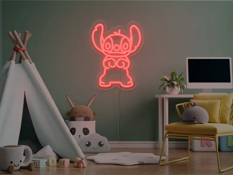 Stitch- Semn Luminos Led Neon