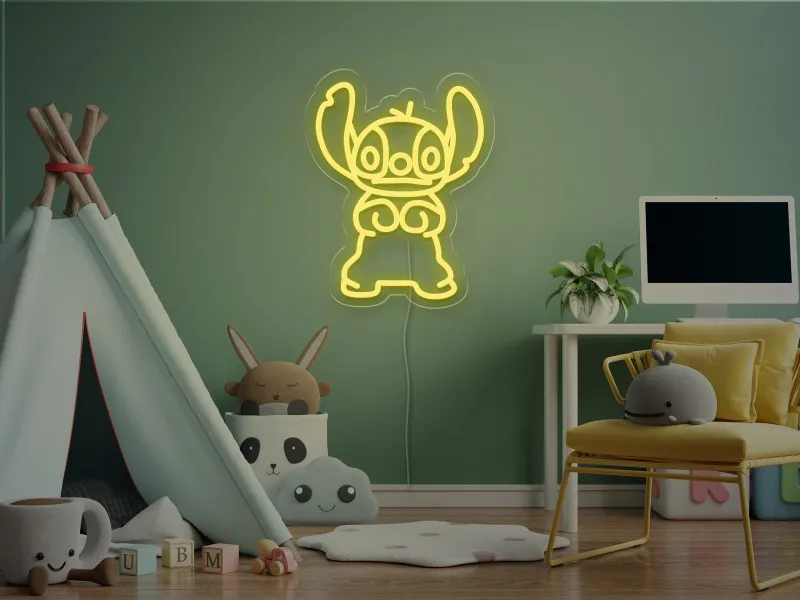 Stitch- Semn Luminos Led Neon