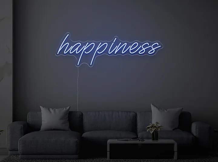 Happiness - Semn Luminos LED Neon