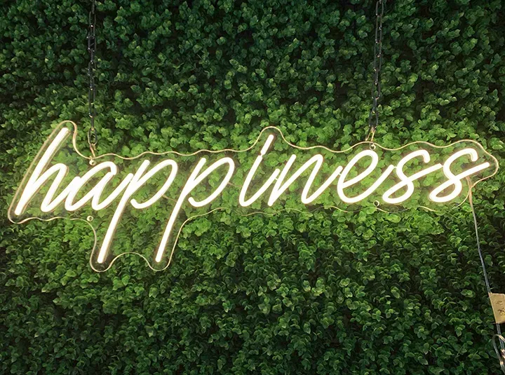 Happiness - Semn Luminos LED Neon