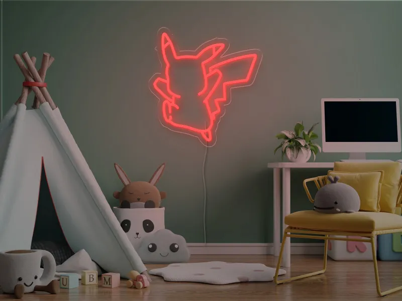 Pikachu-Semn Luminos Led Neon