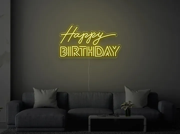 Happy BIRTHDAY - Semn Luminos LED Neon