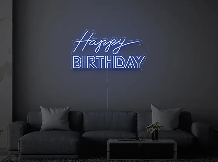 Happy BIRTHDAY - Semn Luminos LED Neon