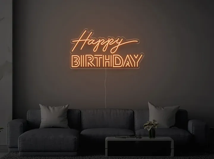 Happy BIRTHDAY - Semn Luminos LED Neon