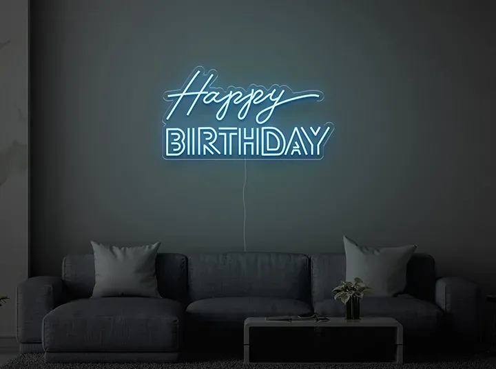 Happy BIRTHDAY - Semn Luminos LED Neon