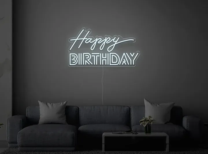 Happy BIRTHDAY - Semn Luminos LED Neon