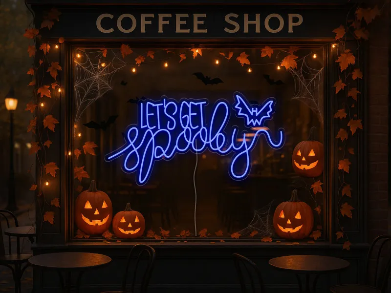 Let's get spooky - Semn Luminos Led Neon