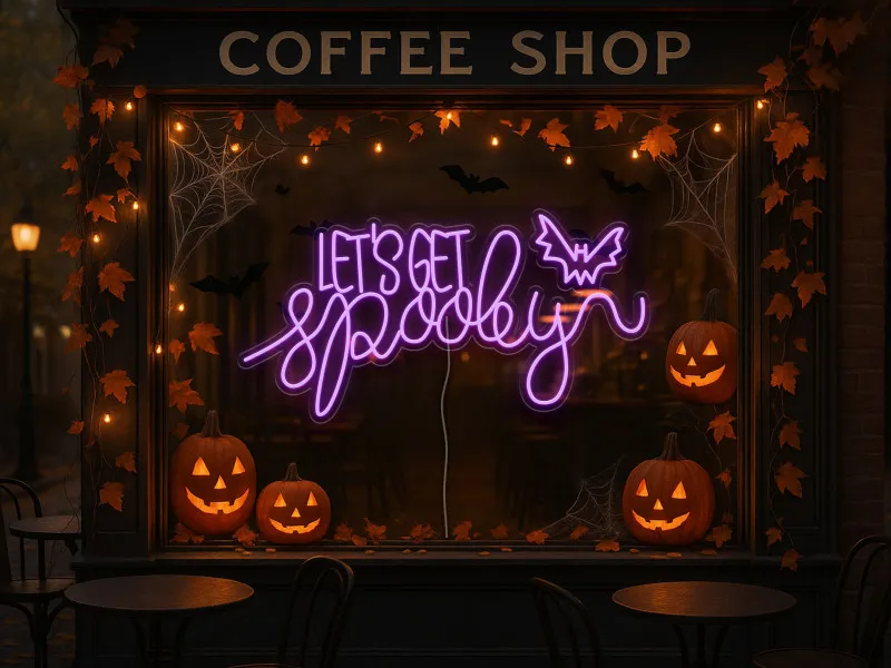 Let's get spooky - Semn Luminos Led Neon
