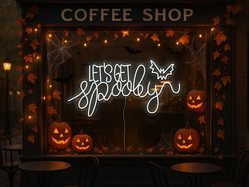 Let's get spooky - Semn Luminos Led Neon