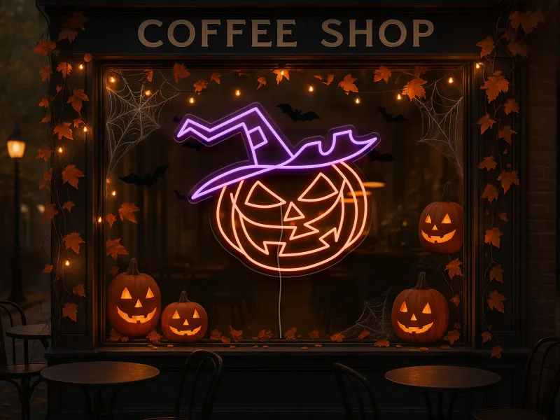 Pumpkin head - Semn Luminos Led Neon