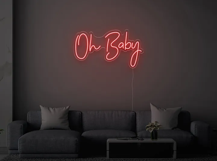 Oh Baby - Semn Luminos LED Neon