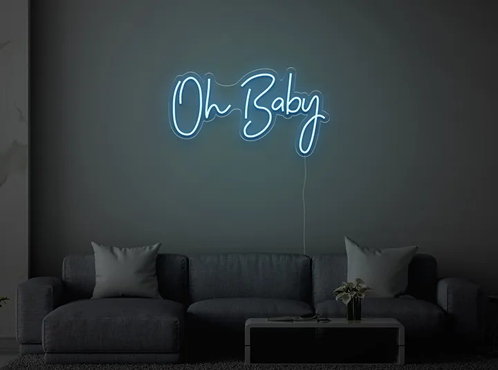 Oh Baby - Semn Luminos LED Neon
