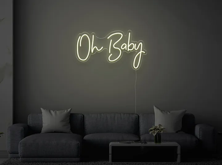 Oh Baby - Semn Luminos LED Neon