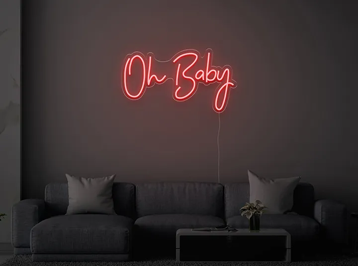 Oh Baby - Semn Luminos LED Neon