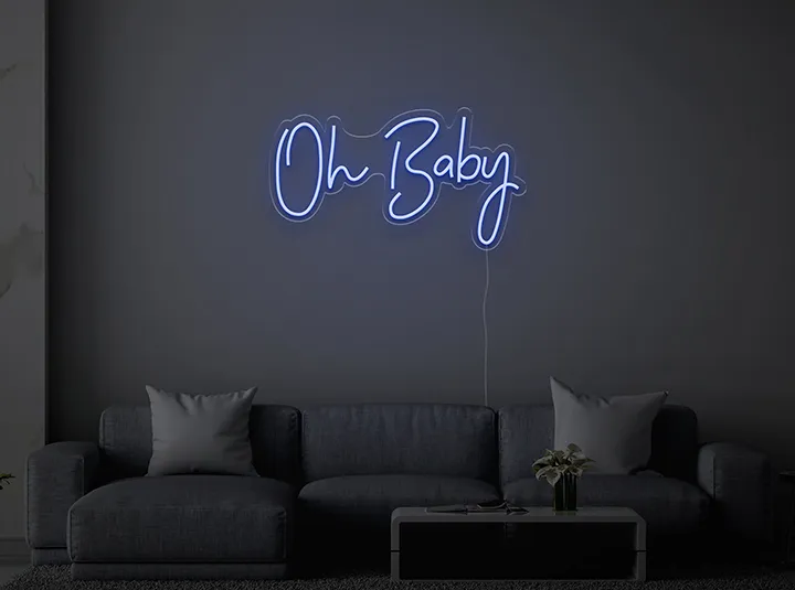 Oh Baby - Semn Luminos LED Neon