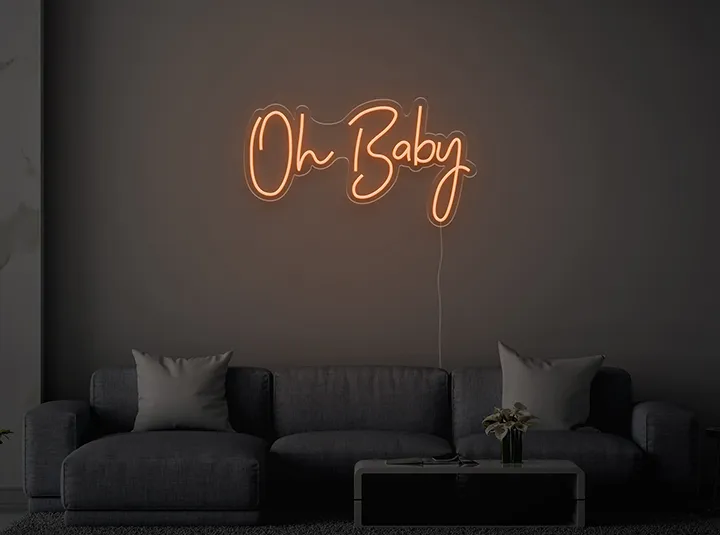 Oh Baby - Semn Luminos LED Neon
