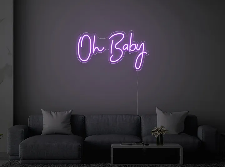 Oh Baby - Semn Luminos LED Neon