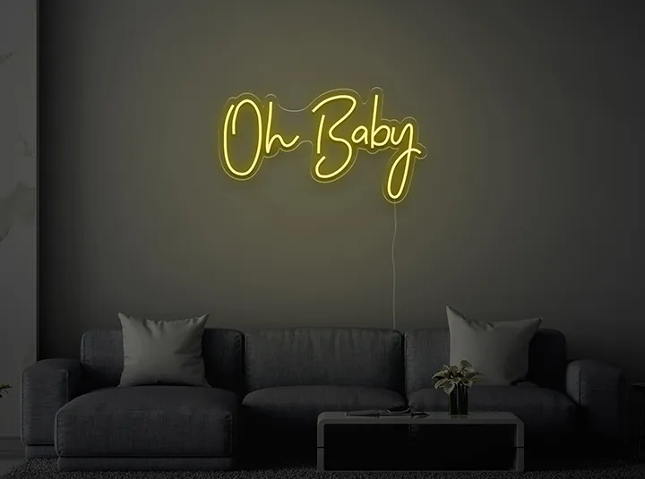 Oh Baby - Semn Luminos LED Neon