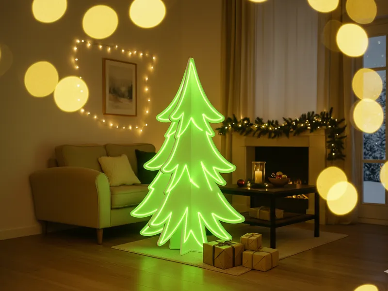 Brad Luminos LED din PVC cu Design 3D Modular