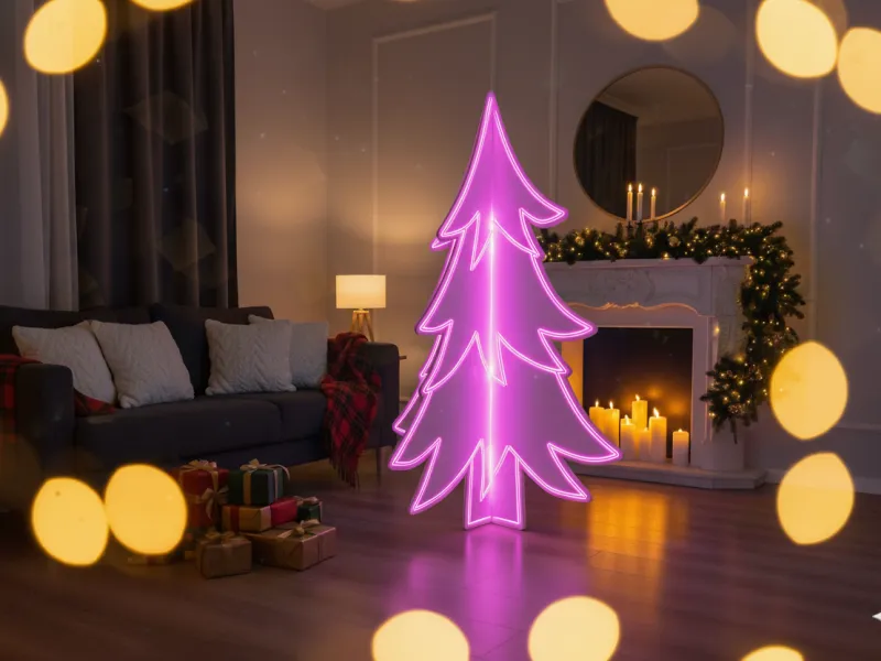 Brad Luminos LED din PVC cu Design 3D Modular