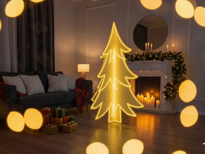 Brad Luminos LED din PVC cu Design 3D Modular