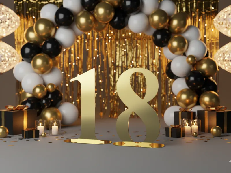 Cifre Plexiglas cu Suport 100 cm