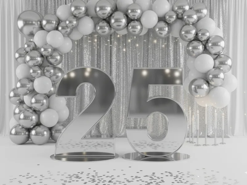 Cifre Plexiglas cu Suport 70 cm