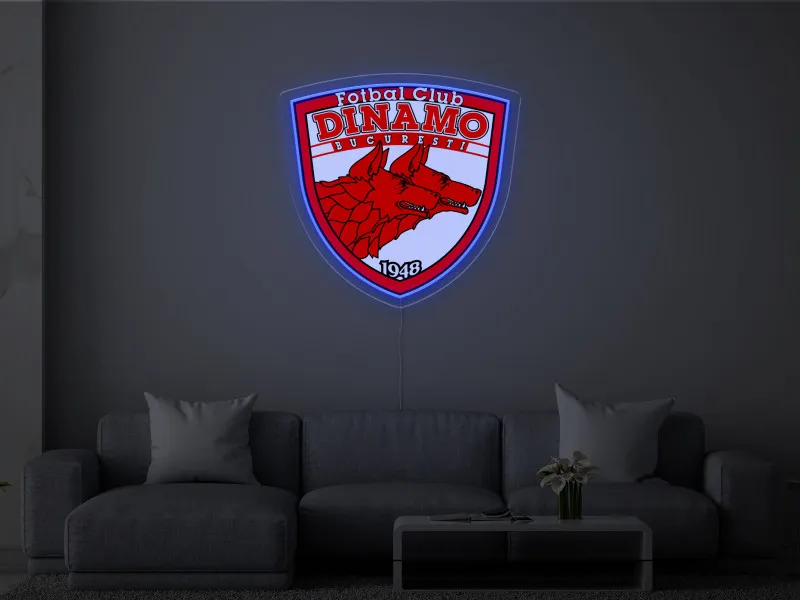 Dinamo București - Semn Luminos LED Neon