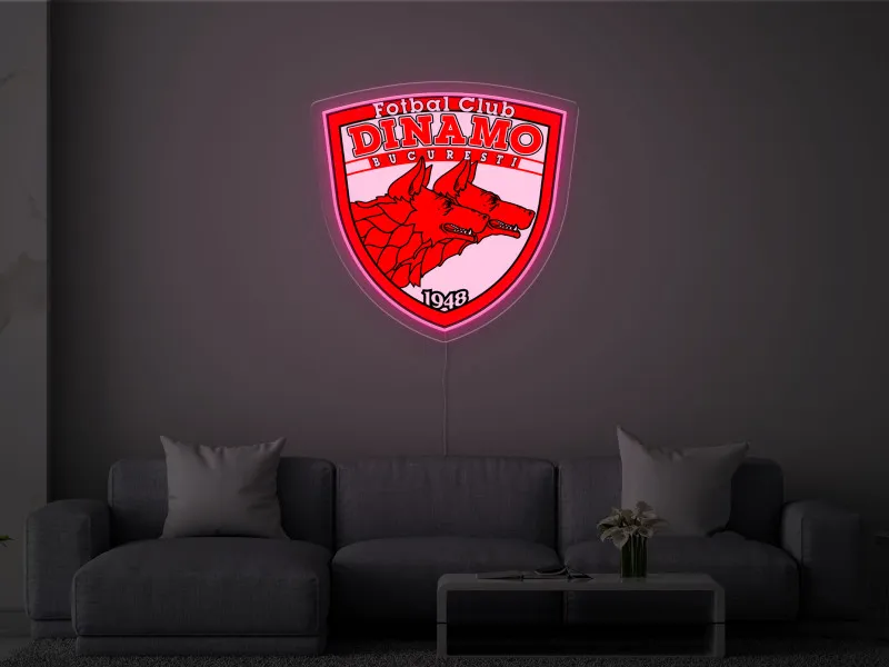 Dinamo București - Semn Luminos LED Neon