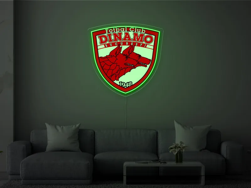 Dinamo București - Semn Luminos LED Neon