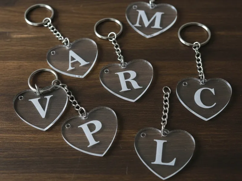 Breloc cu inițială personalizabilă