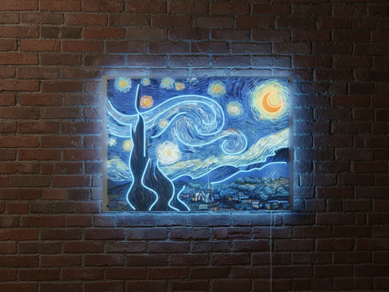 Starry Night - Semn Luminos LED Neon