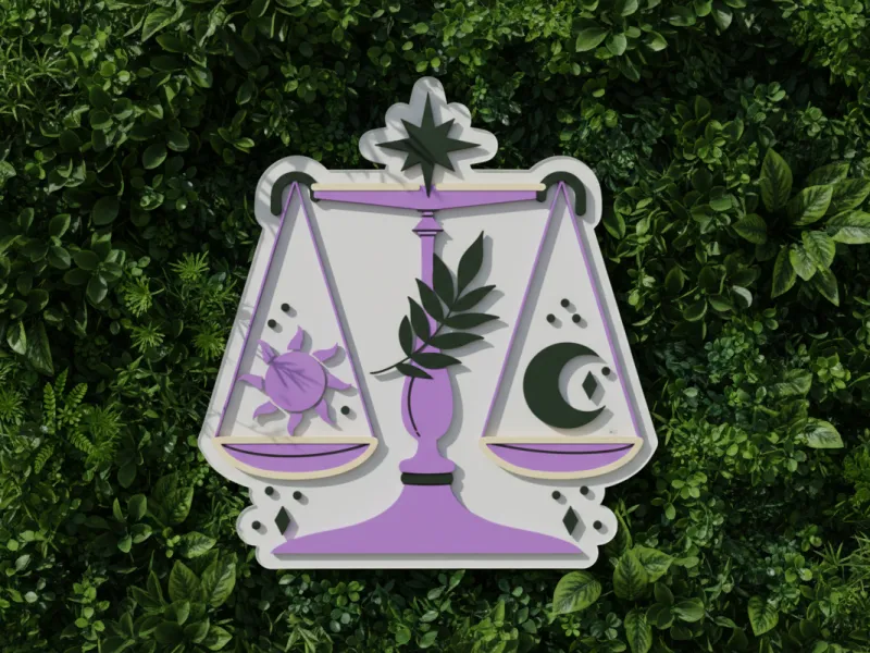 Balanță - Semn Luminos LED Neon