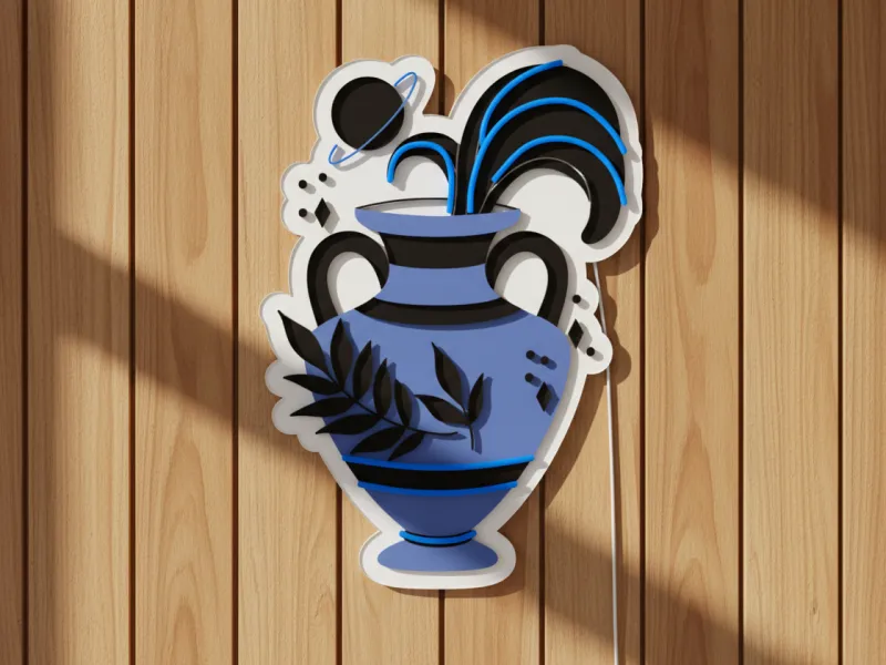 Vărsător - Semn Luminos LED Neon