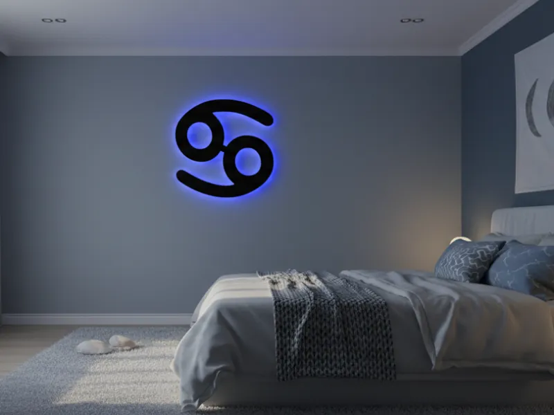 Cancer - Semn Luminos LED Neon Backlight