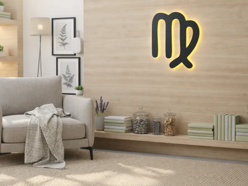 Virgo - Semn Luminos LED Neon Backlight